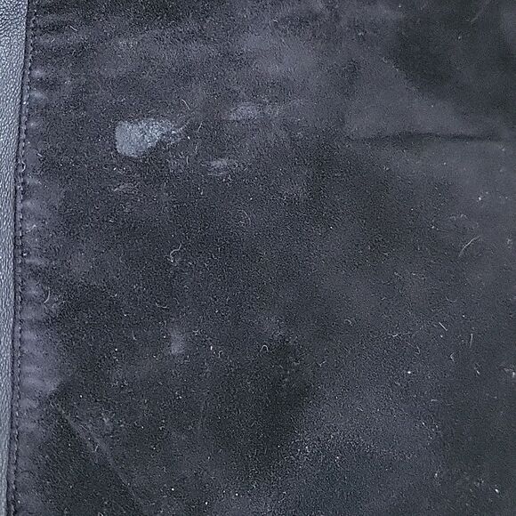 Stuart Weitzman Shrimpton Knee High Boots Black Suede Leather Sz 6 - Picture 11 of 14